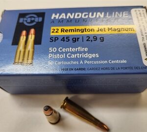 22 Rem Jet 45 gr SP (50 rounds)(New)