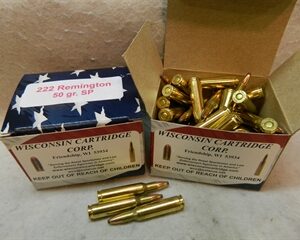 222 Rem 50 gr. SP 2900 fps (50 Rounds) (Reman)