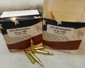 223 REM 55gr FMJBT 3050 fps (100 Rounds)(Reman)