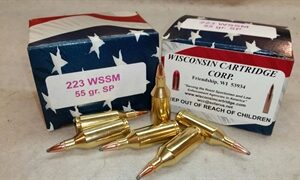 223 WSSM 55 gr SP 3750 fps (20 Rounds)(Reman)