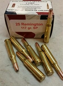 25 Rem 117 gr SP 2150 fps (20 Rounds)(New)