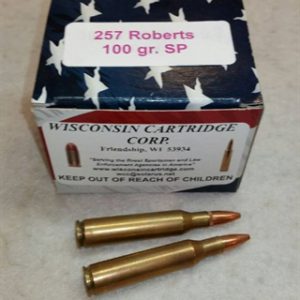 257 Roberts 100 gr SP 3000 fps (20 Rounds)(Reman)