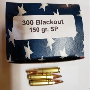 300 AAC Blackout 150 gr SP 1900 fps (40 Rounds)(Reman)