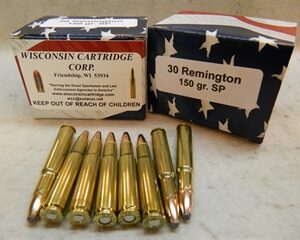 30 Remington 150 gr SP 2200 fps (20 rounds)