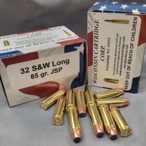 32 S&W Long 85 gr JSP 750 fps (50 Rounds)(Reman)