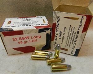 32 S&W Long 95 gr LRN 750 fps (50 Rounds)(Reman)