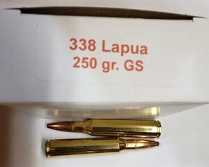 338 Lapua 250 gr Grand Slam 2700 fps (20 Rounds)