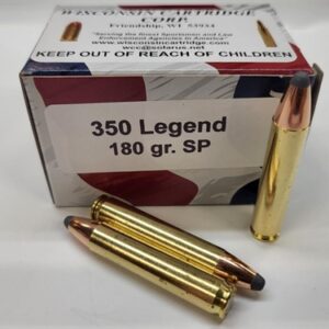 350 Legend 180 gr SP 2300 fps (20 Rounds)(Reman)