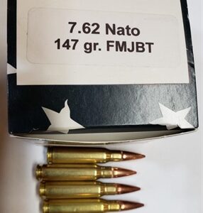 308 Win (7.62 Nato) 147 gr FMJ 2750 fps (40 Rounds)(Reman)